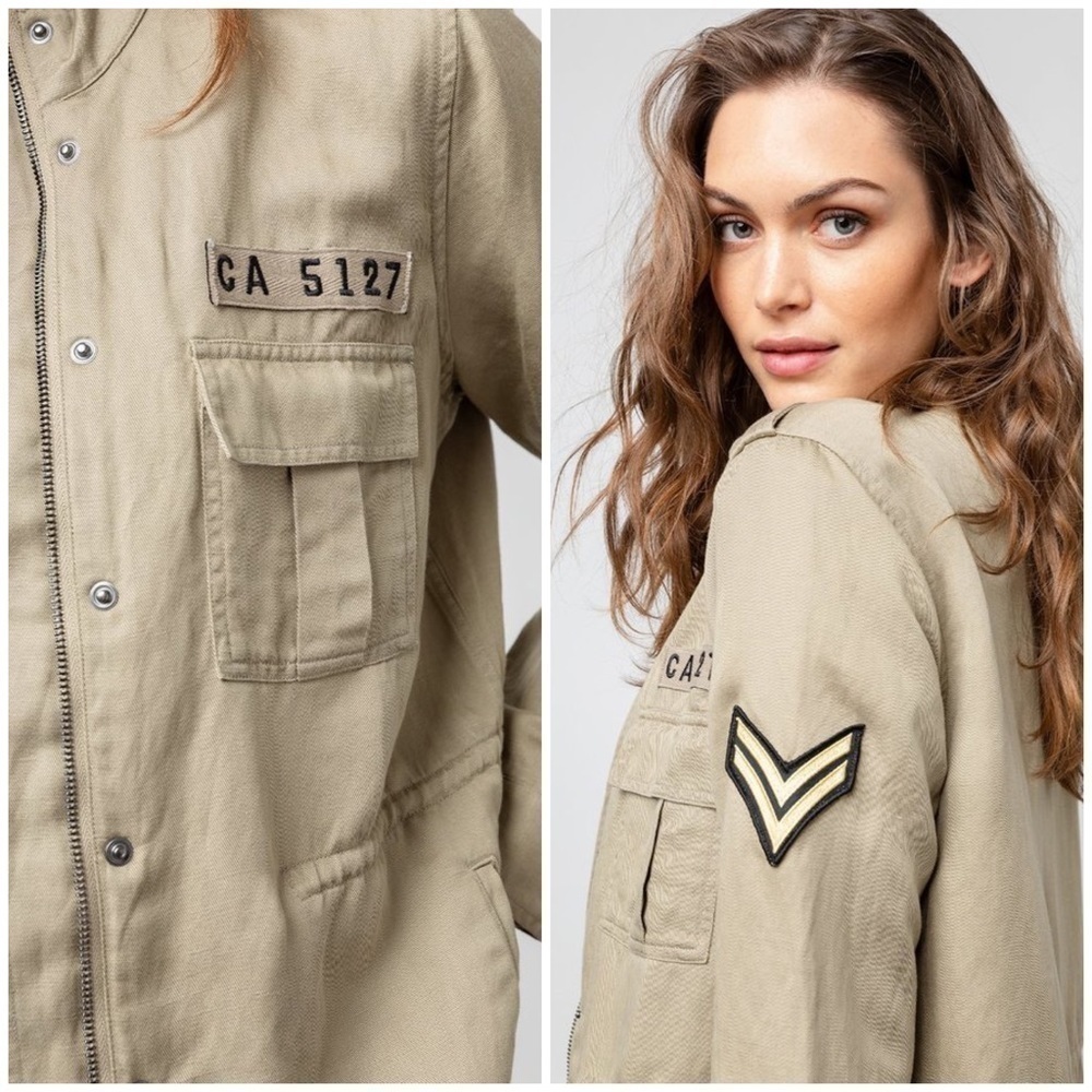 RAILS Trey Jacket in Light Sage Arrow Patch XS - Picture 2 of 8